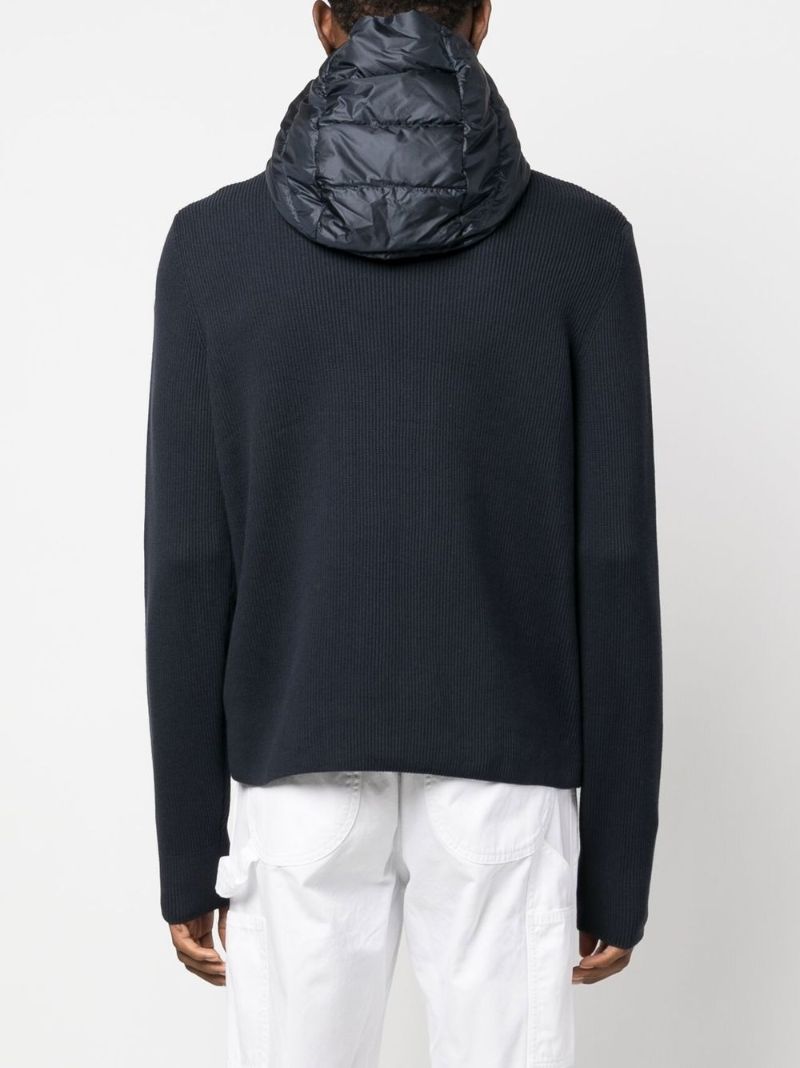Blue Padded Hooded Jacket