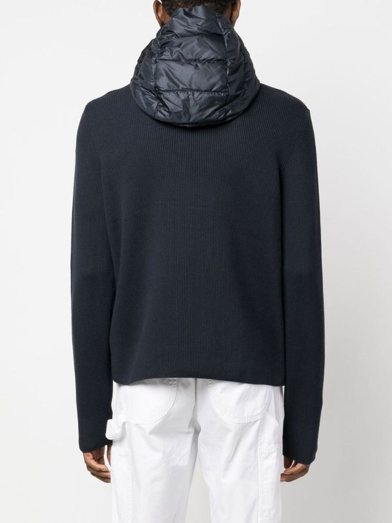 Blue Padded Hooded Jacket