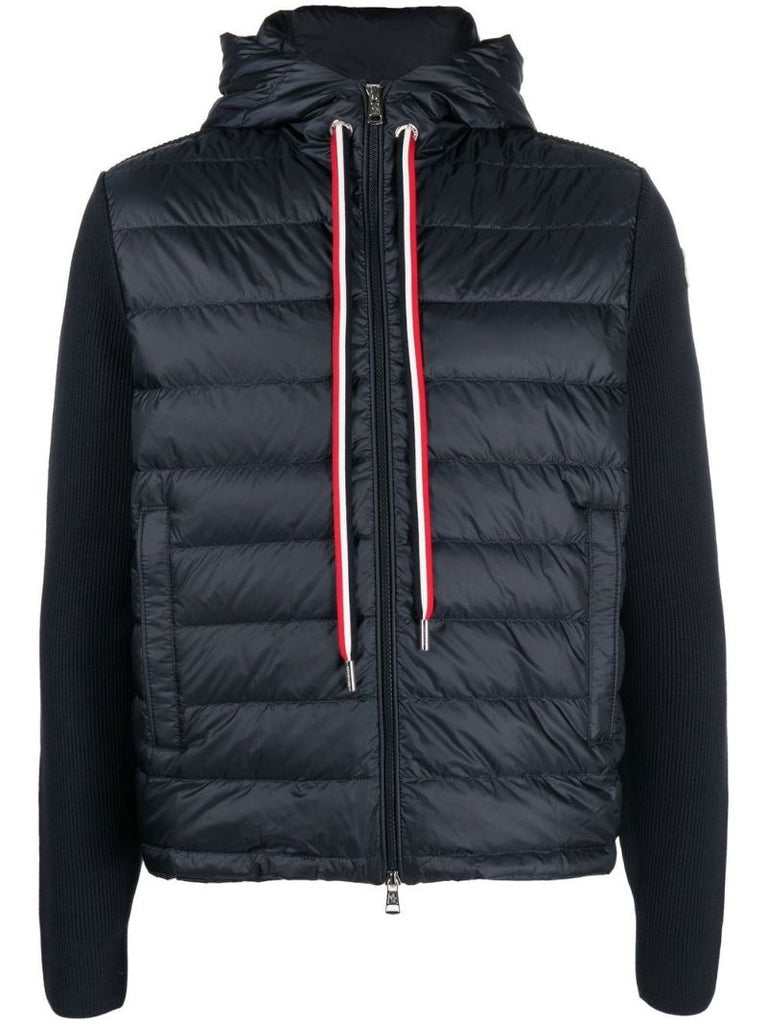 Blue Padded Hooded Jacket