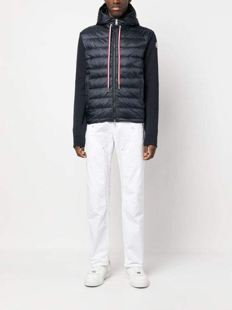 Blue Padded Hooded Jacket