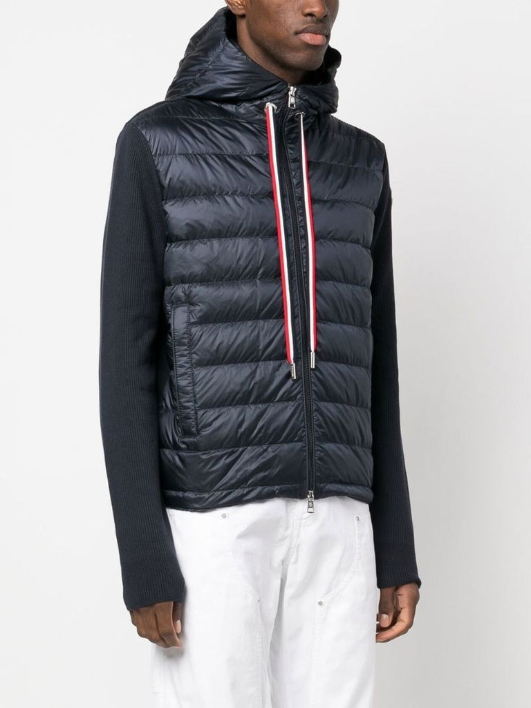 Blue Padded Hooded Jacket