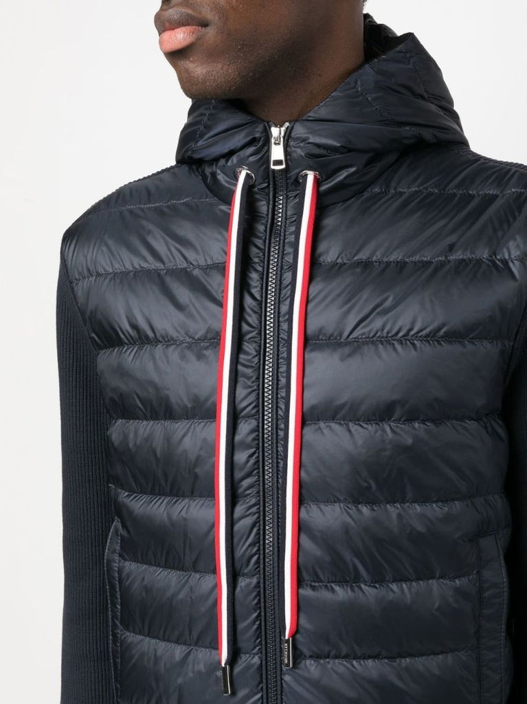 Blue Padded Hooded Jacket