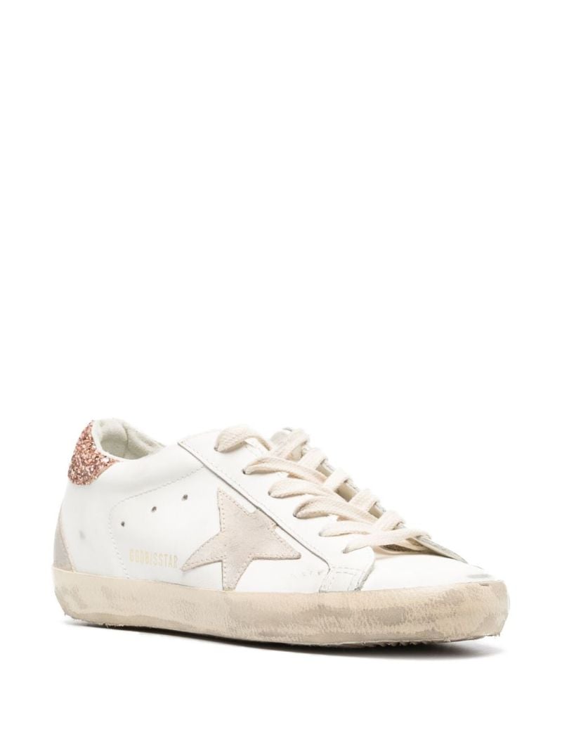 White Super-star Leather Sneakers