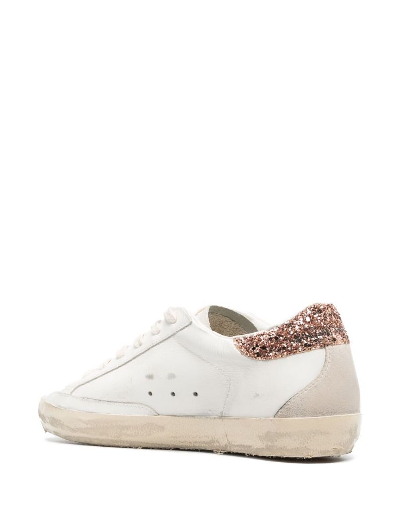 White Super-star Leather Sneakers