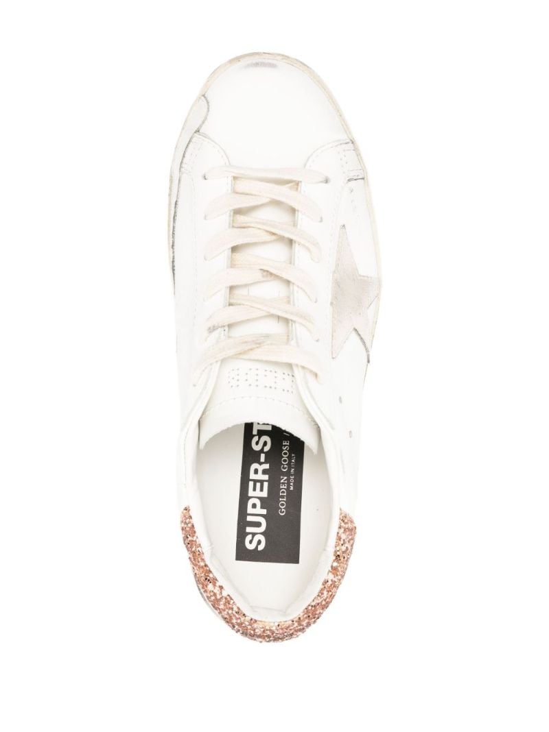White Super-star Leather Sneakers