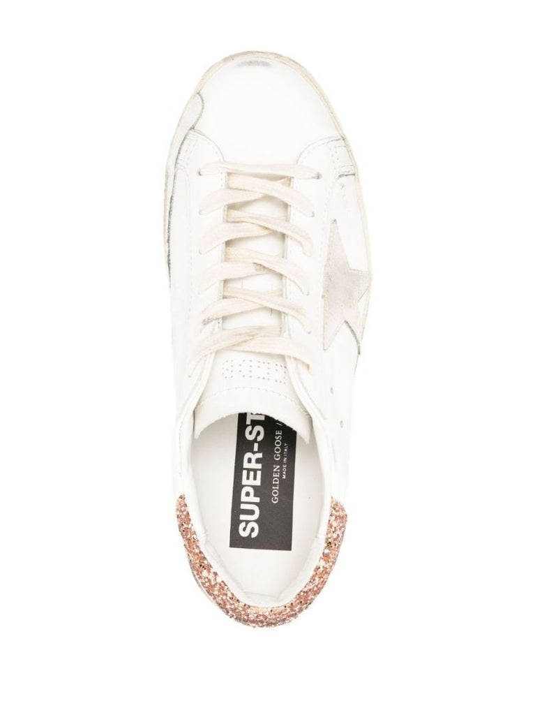 White Super-star Leather Sneakers