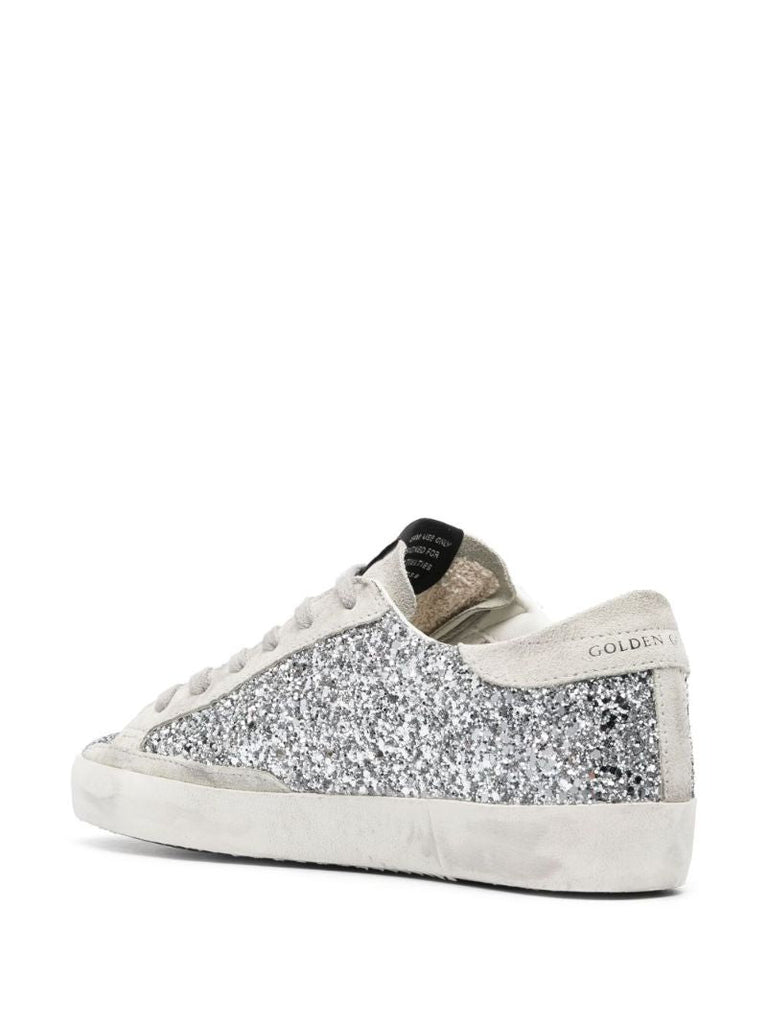 Silver Super-star Leather Sneakers