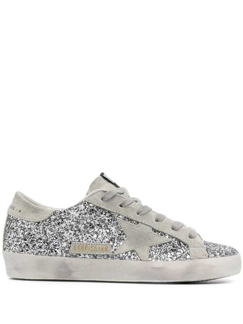 Silver Super-star Leather Sneakers