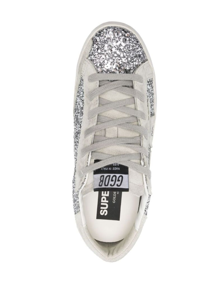 Silver Super-star Leather Sneakers