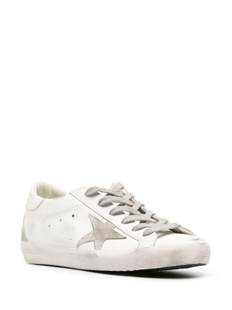 White Super Star Leather Sneakers