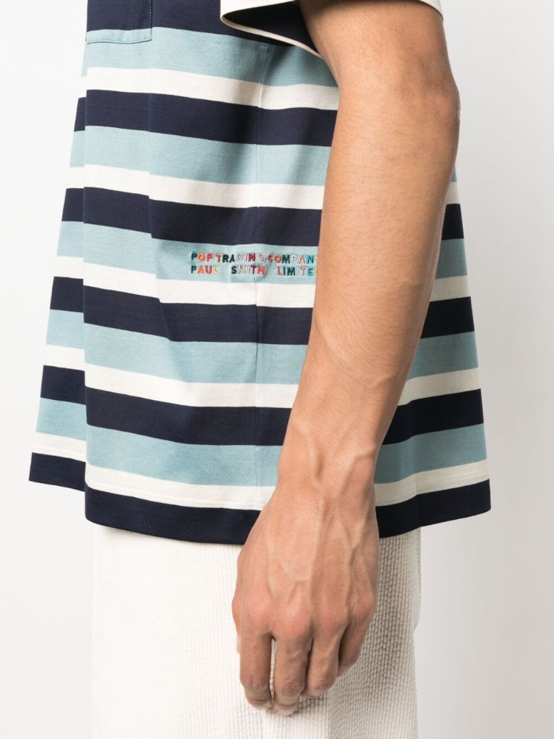 X Paul Smith Blue Striped T-shirt