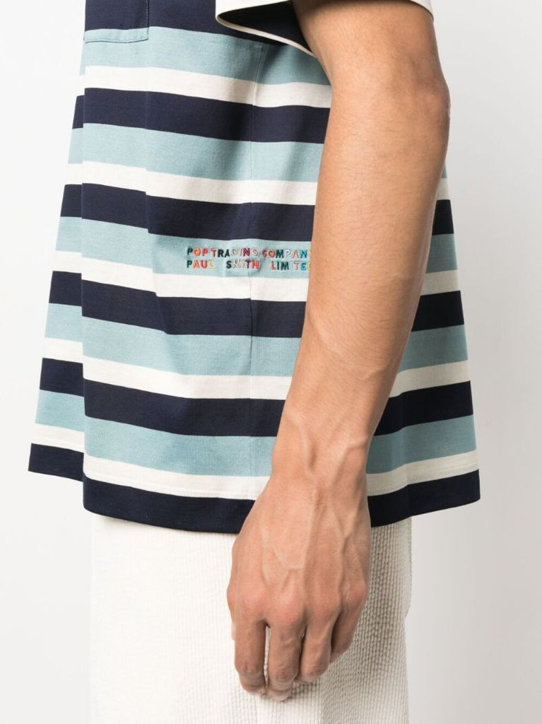 X Paul Smith Blue Striped T-shirt