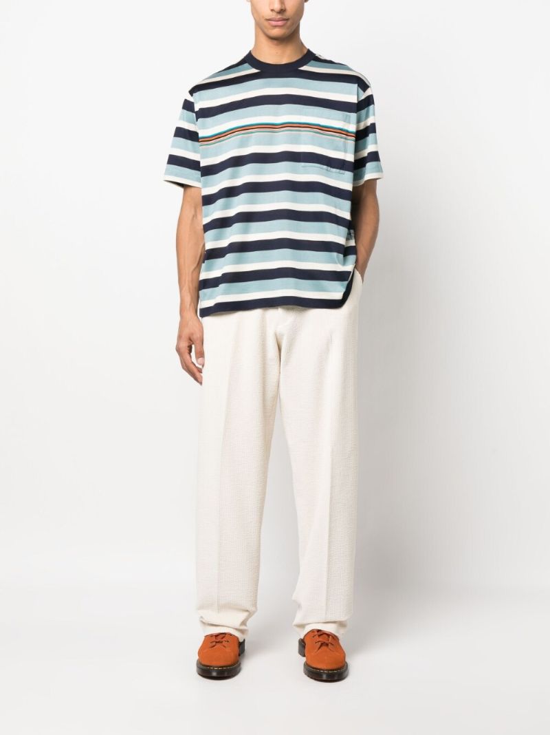 X Paul Smith Blue Striped T-shirt