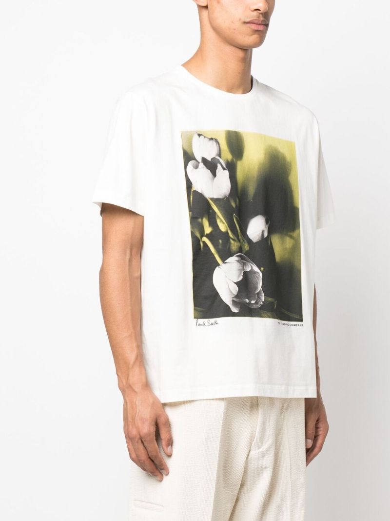 White X Paul Smith Graphic Print T-shirt
