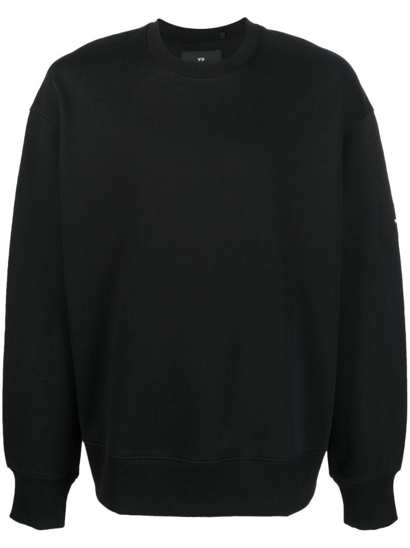 Black Terry Organic Cotton Sweatshirt