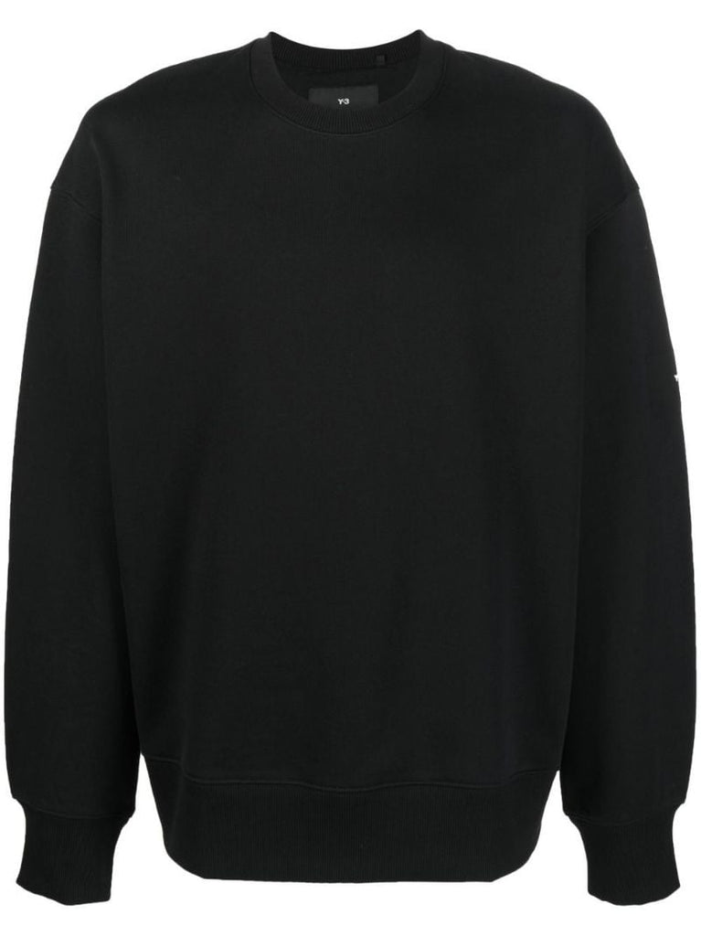 Black Terry Organic Cotton Sweatshirt