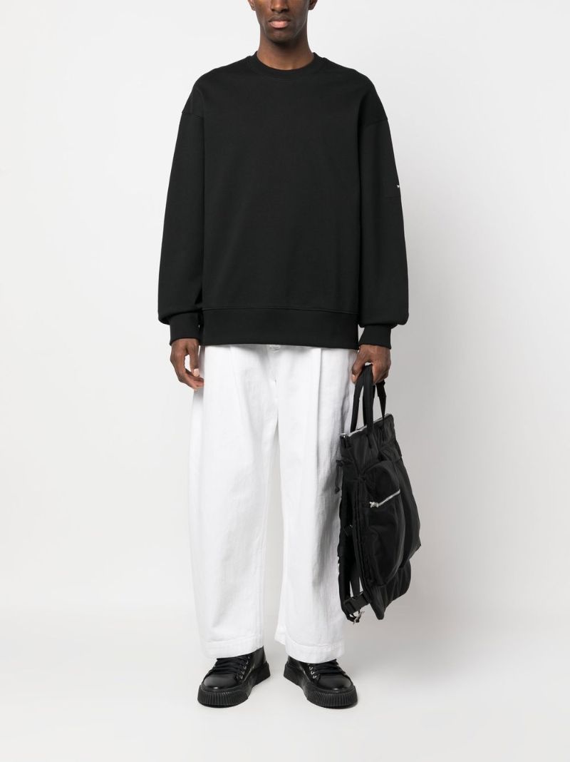 Black Terry Organic Cotton Sweatshirt