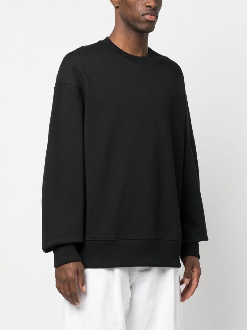 Black Terry Organic Cotton Sweatshirt