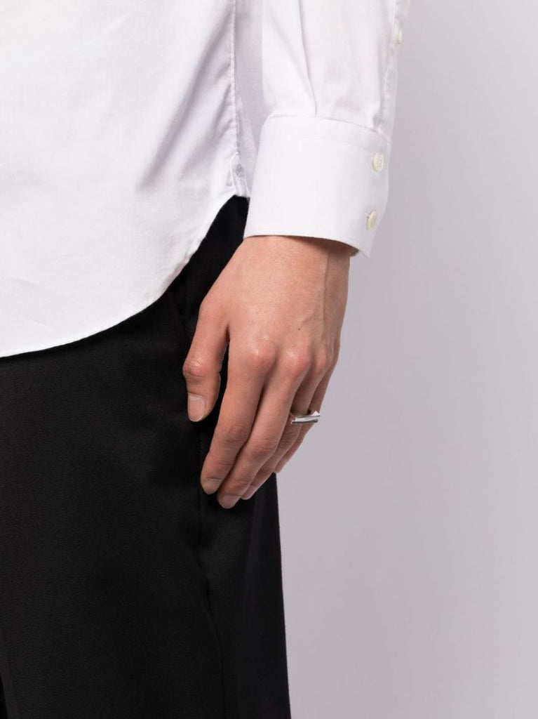 Sterling Silver Step Spinel Ring