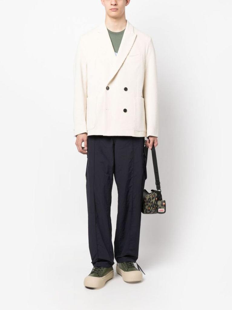 X Pop Trading Company Neutral Double-breasted Corduroy Blazer