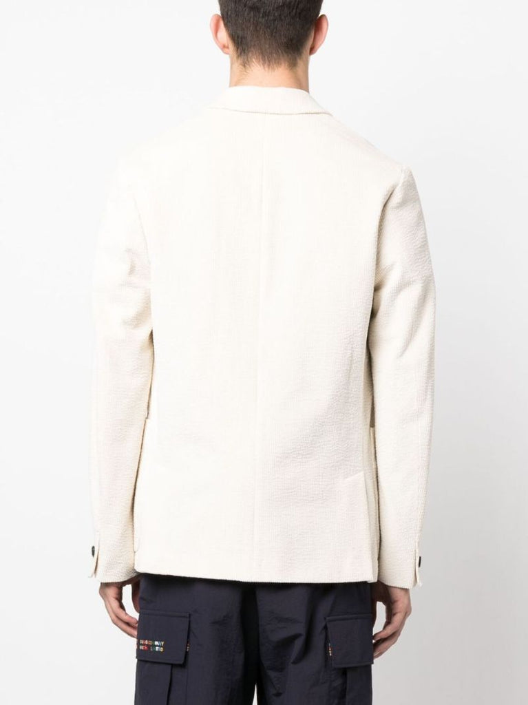 X Pop Trading Company Neutral Double-breasted Corduroy Blazer