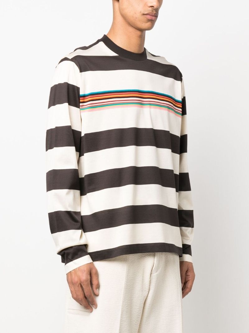 Brown X Paul Smith Striped Long Sleeved T-shirt
