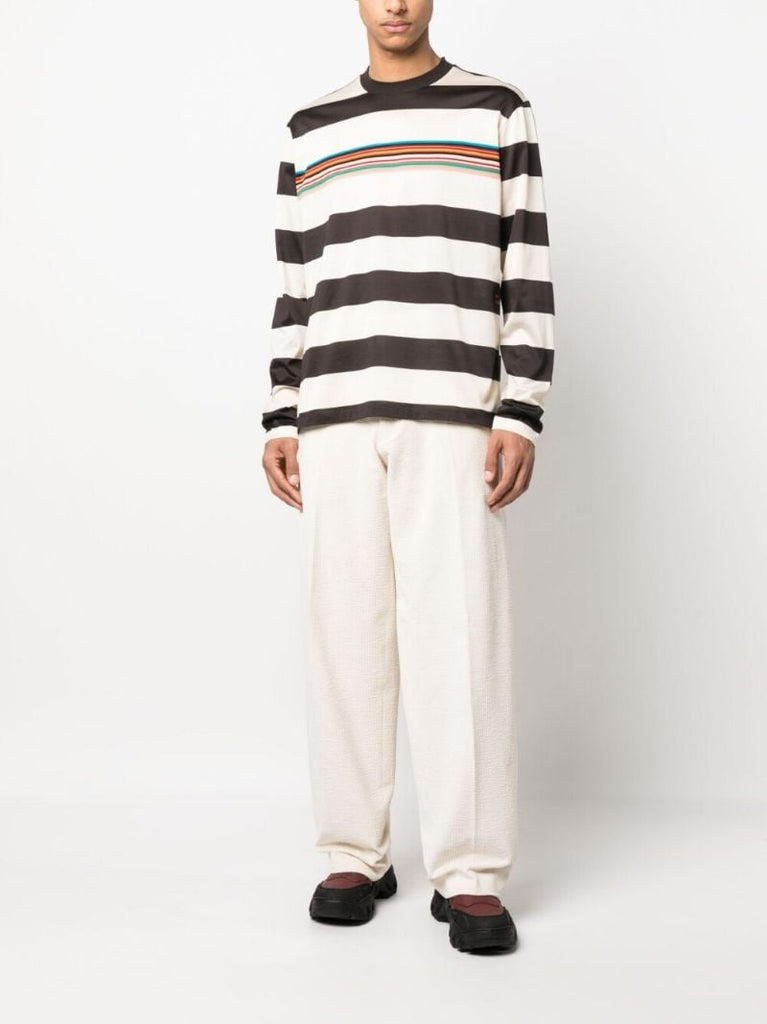 Brown X Paul Smith Striped Long Sleeved T-shirt