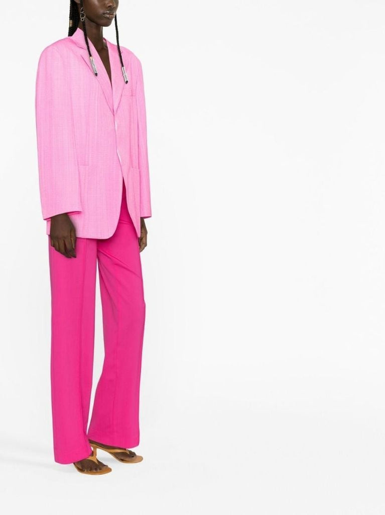 Pink La Veste D'homme Single-breasted Blazer