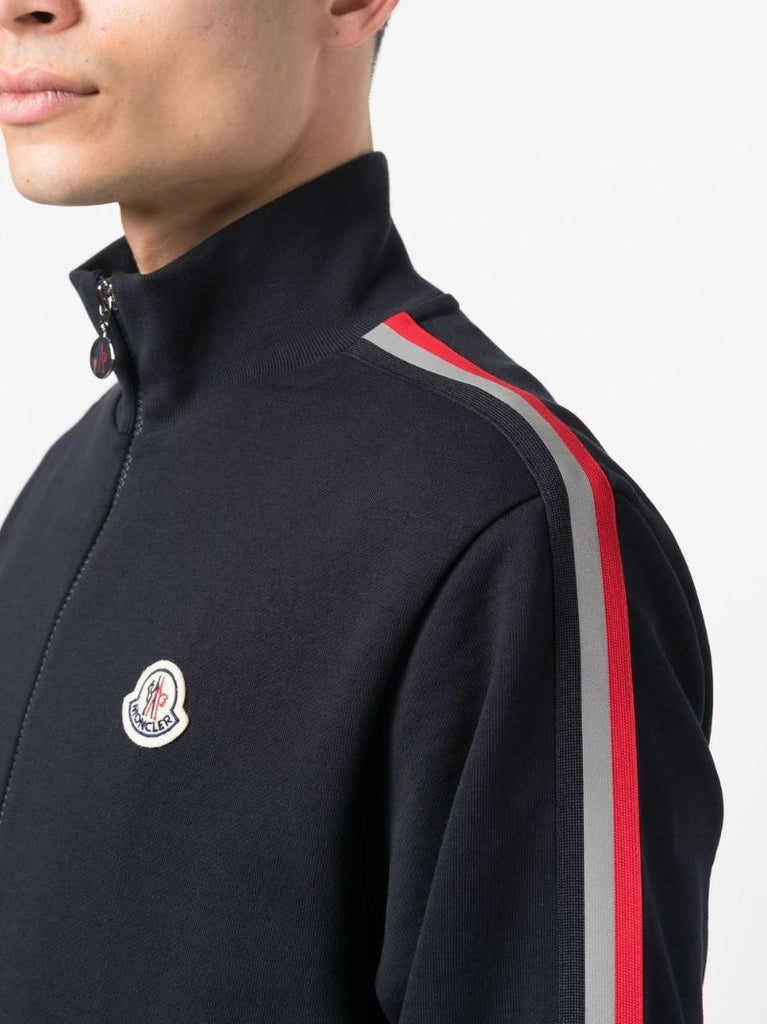 Blue Maglia Zip-up Sweatshirt