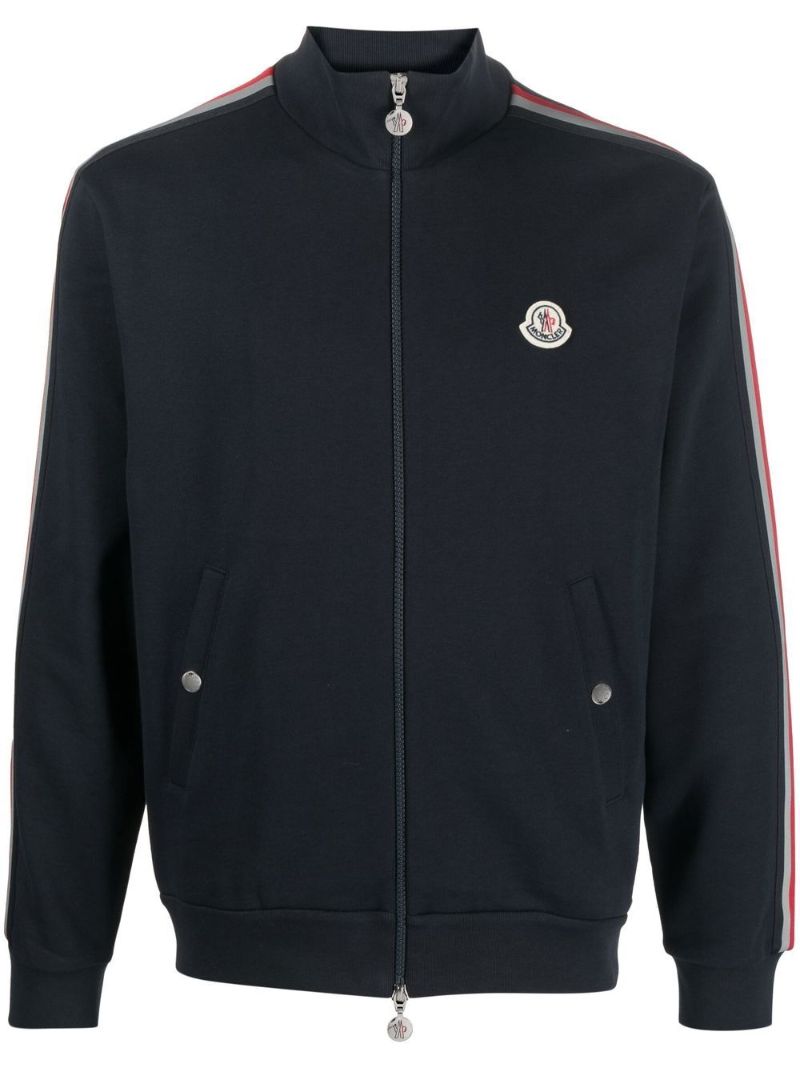 Blue Maglia Zip-up Sweatshirt