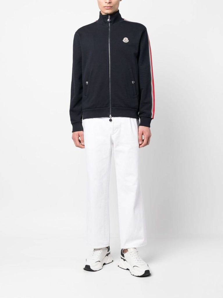 Blue Maglia Zip-up Sweatshirt