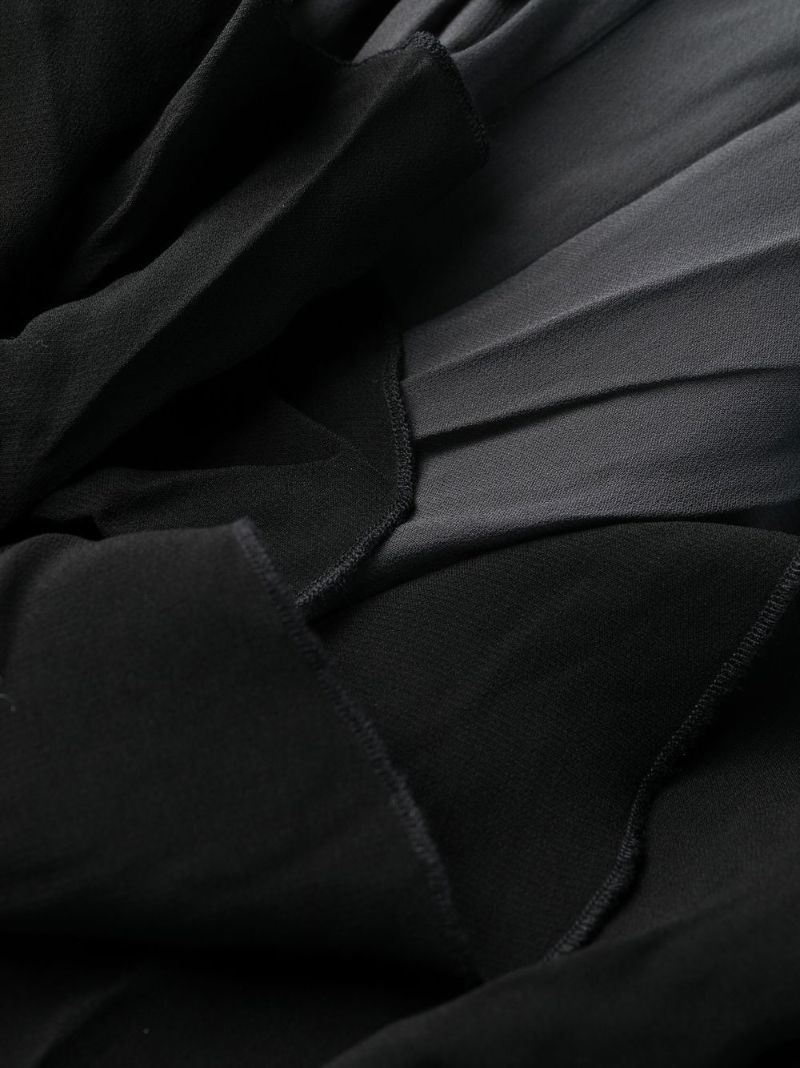 Black G-eleu Double Layer Bomber Jacket