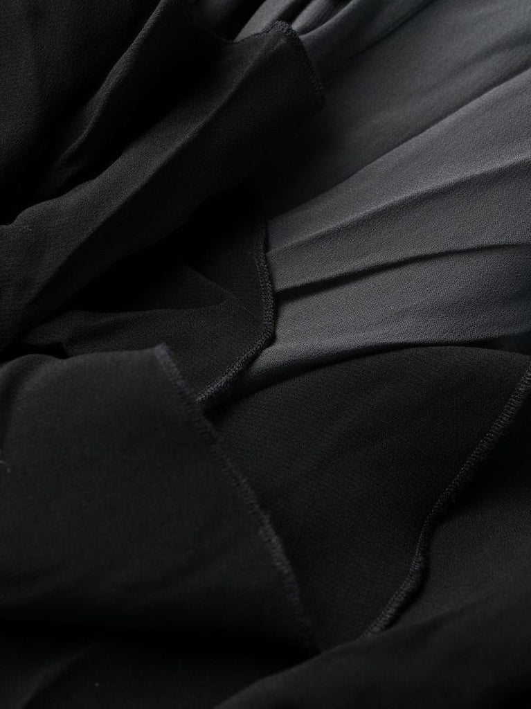 Black G-eleu Double Layer Bomber Jacket