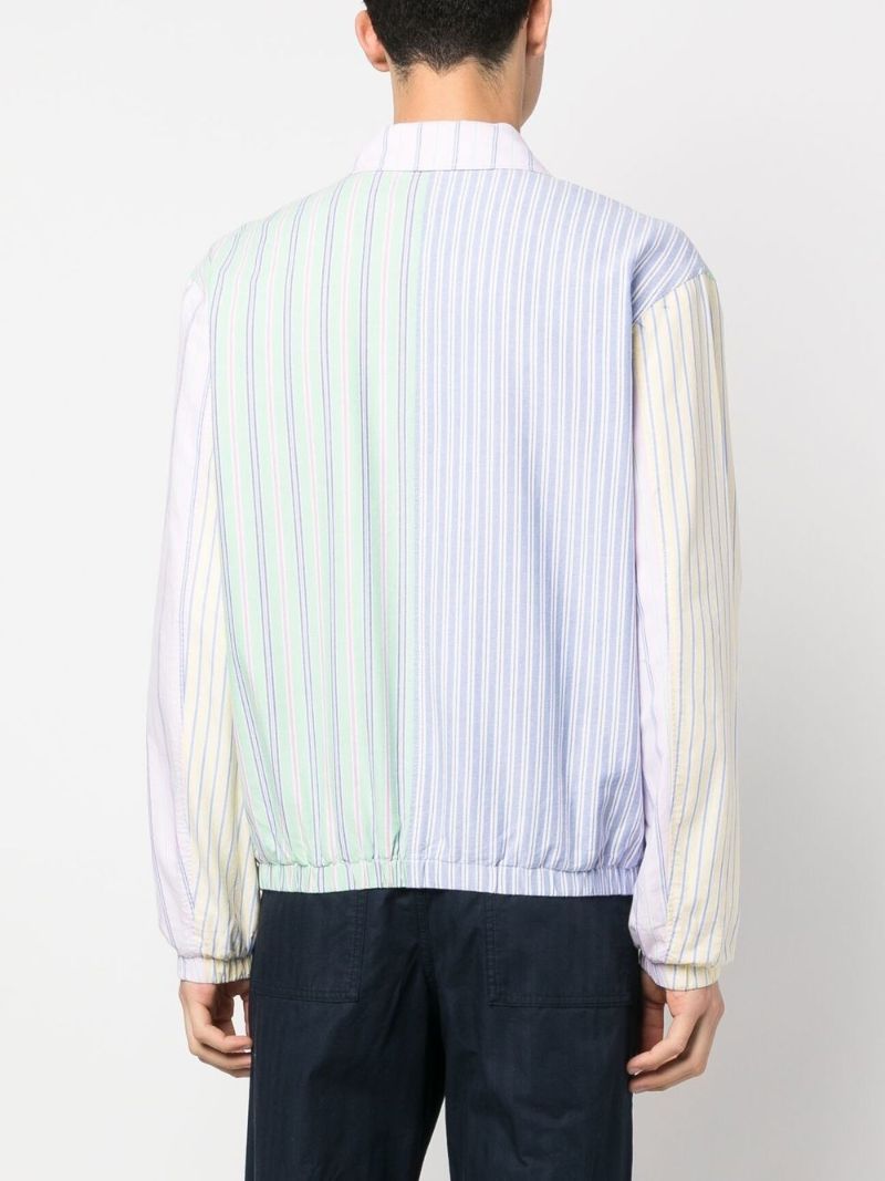 Blue Bayport Striped Oxford Fun Jacket
