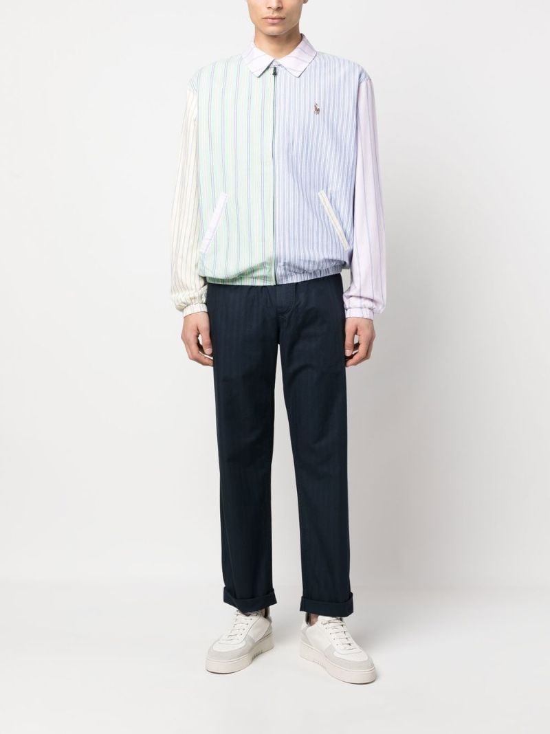 Blue Bayport Striped Oxford Fun Jacket