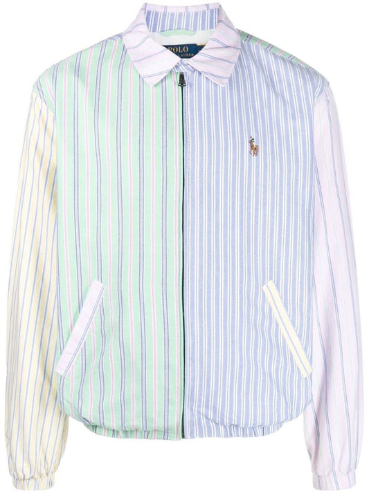 Blue Bayport Striped Oxford Fun Jacket