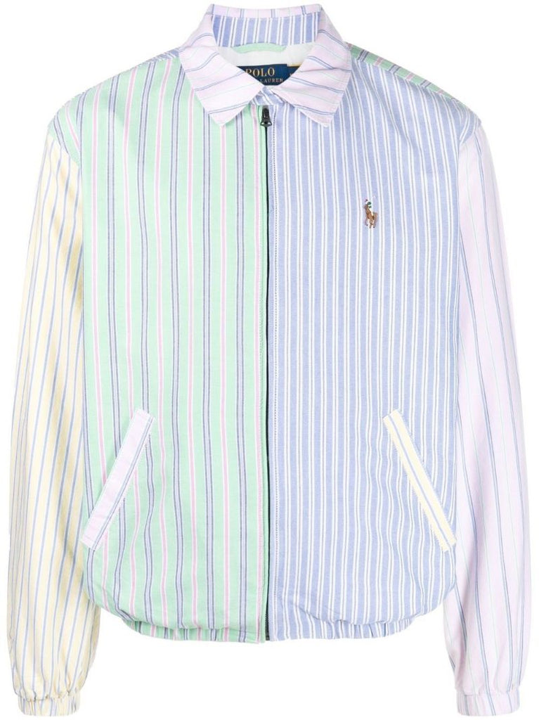 Blue Bayport Striped Oxford Fun Jacket