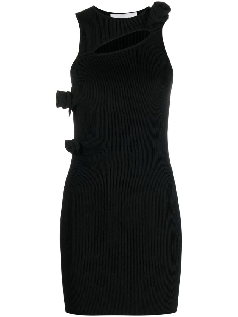 Black Cut-out Mini Dress