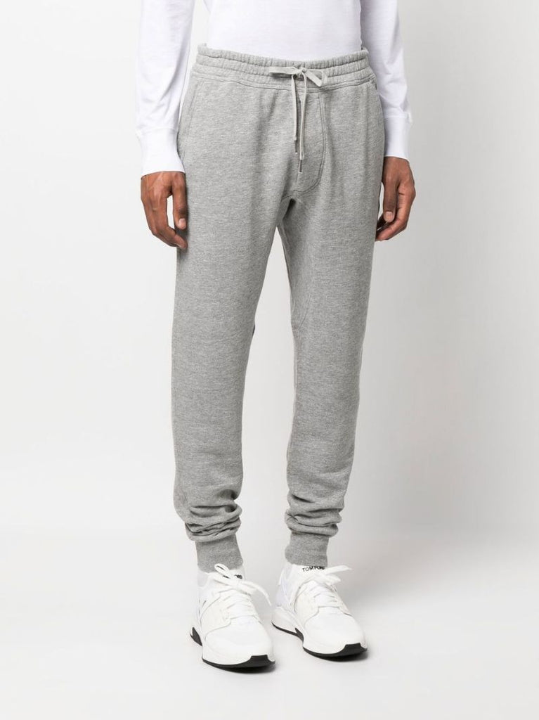 Grey Tapered Track Pants