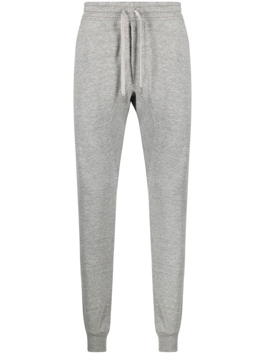 Grey Tapered Track Pants