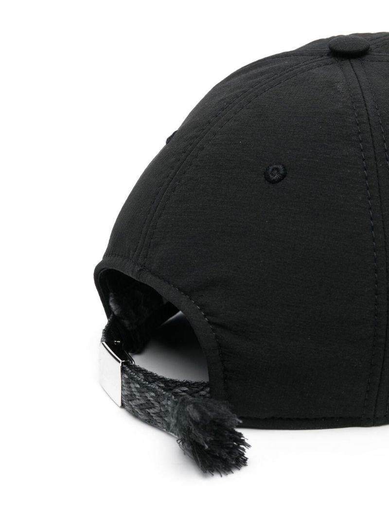 Black Logo Embroidered Cap