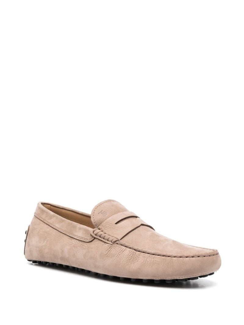 Neutral Gommino Suede Loafers