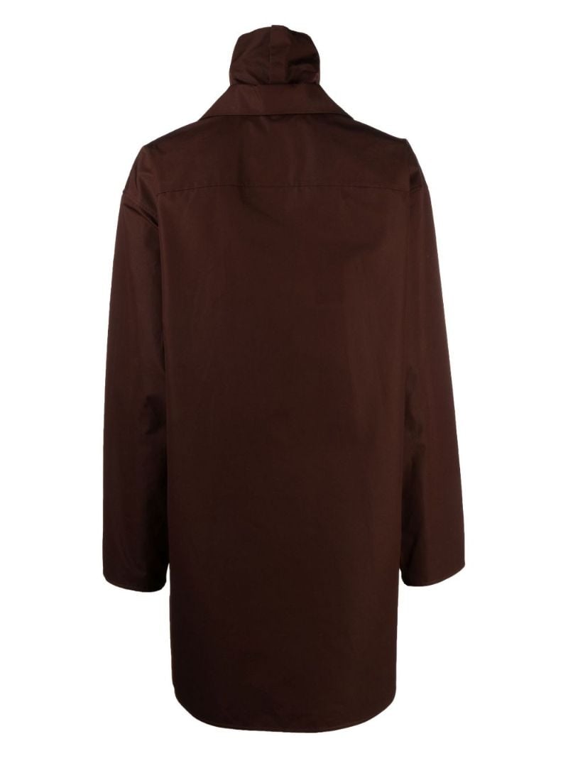 Brown High-neck Tunic Dress
