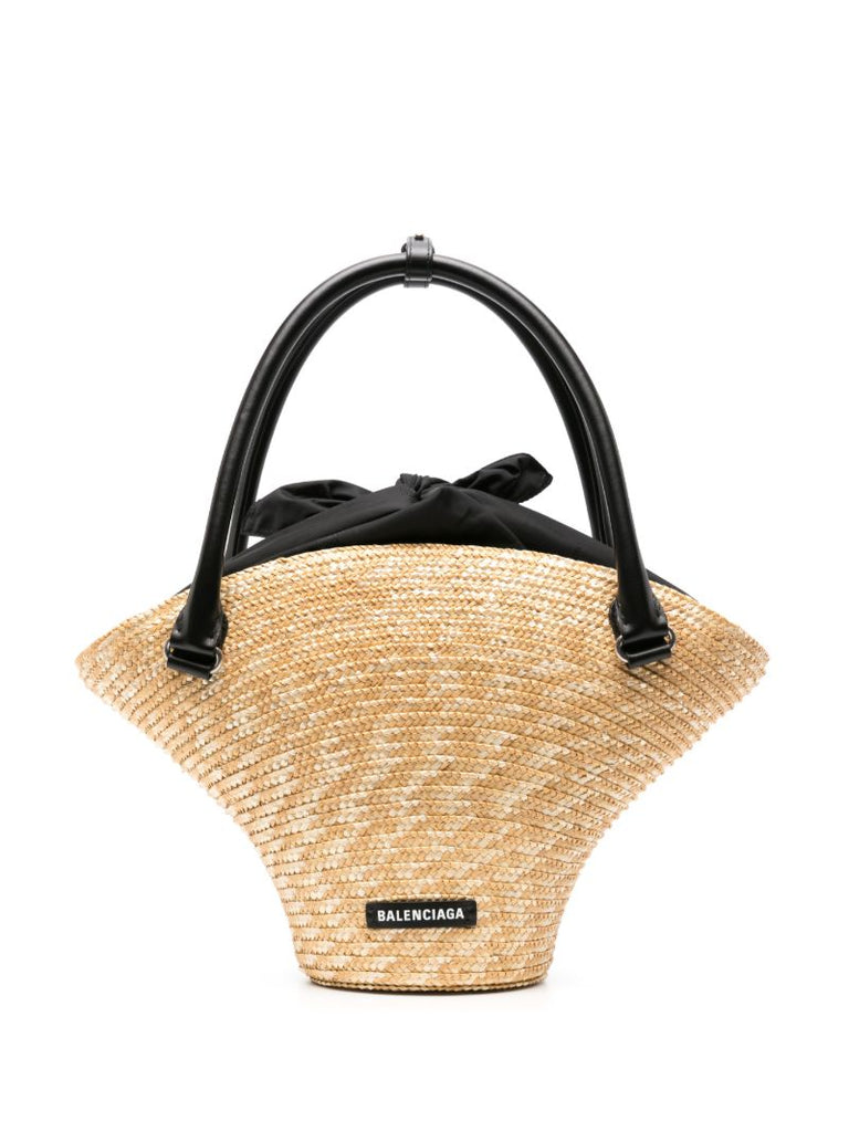 Neutral Ibiza Small Basket Bag