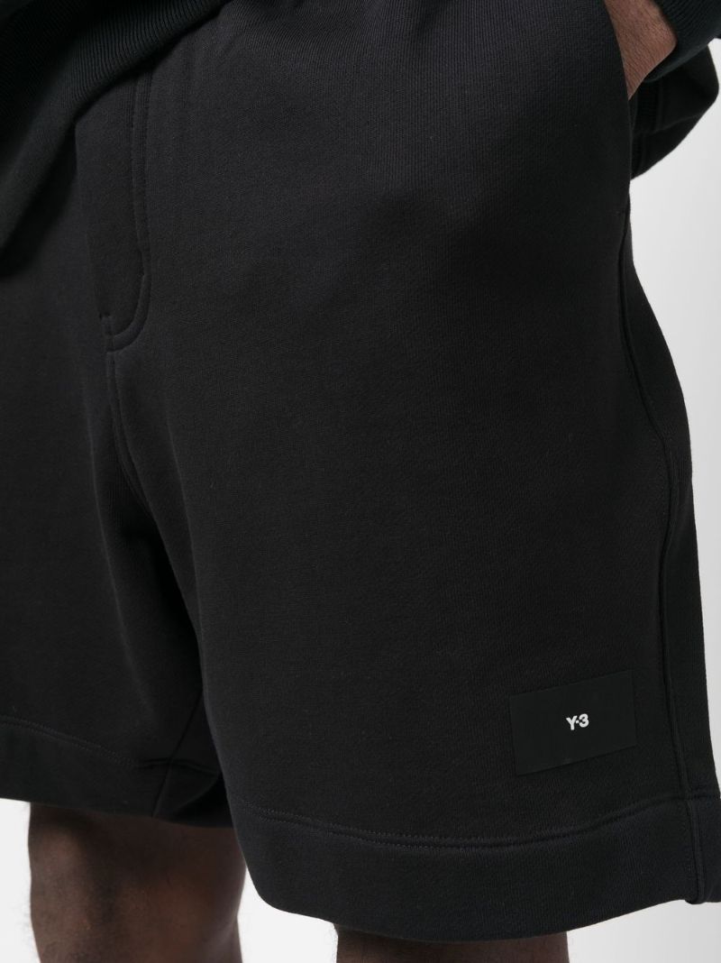 Black Terry Organic Cotton Shorts