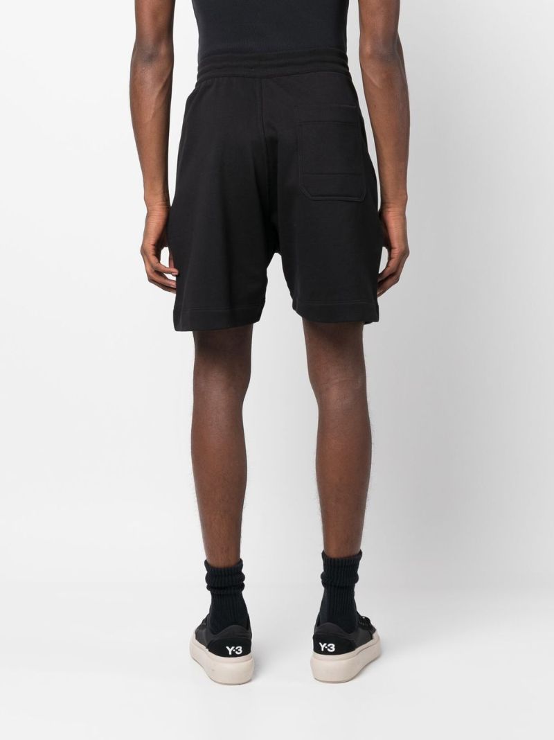 Black Terry Organic Cotton Shorts