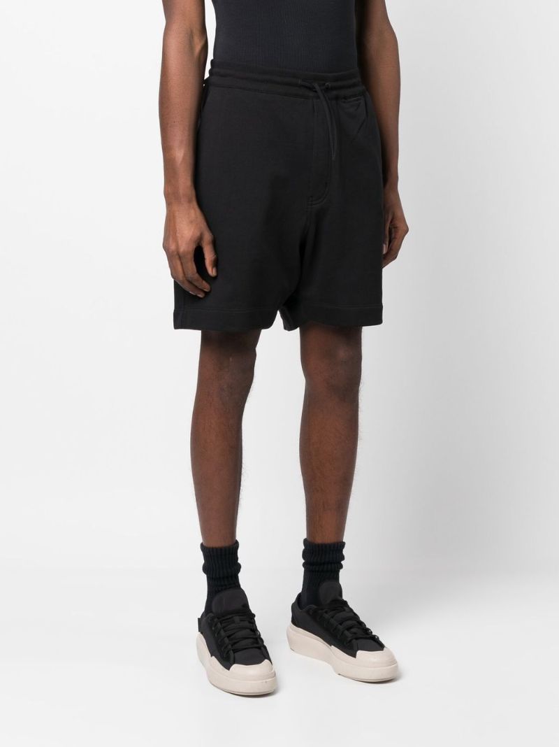 Black Terry Organic Cotton Shorts