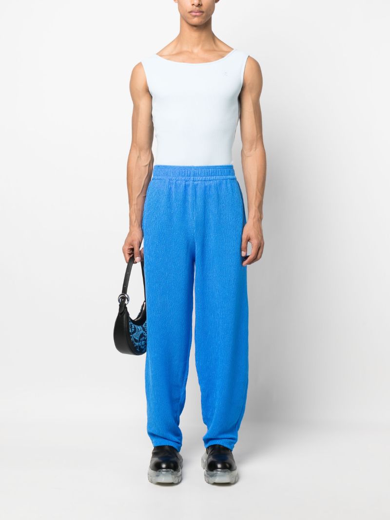 Blue Celil Off-shoulder Tank Top