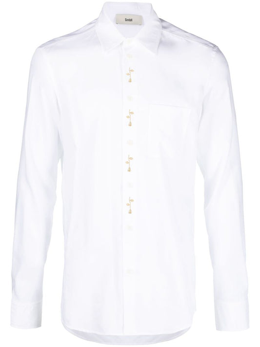 White Rose AppliquÃ_x0083_Â© Shirt
