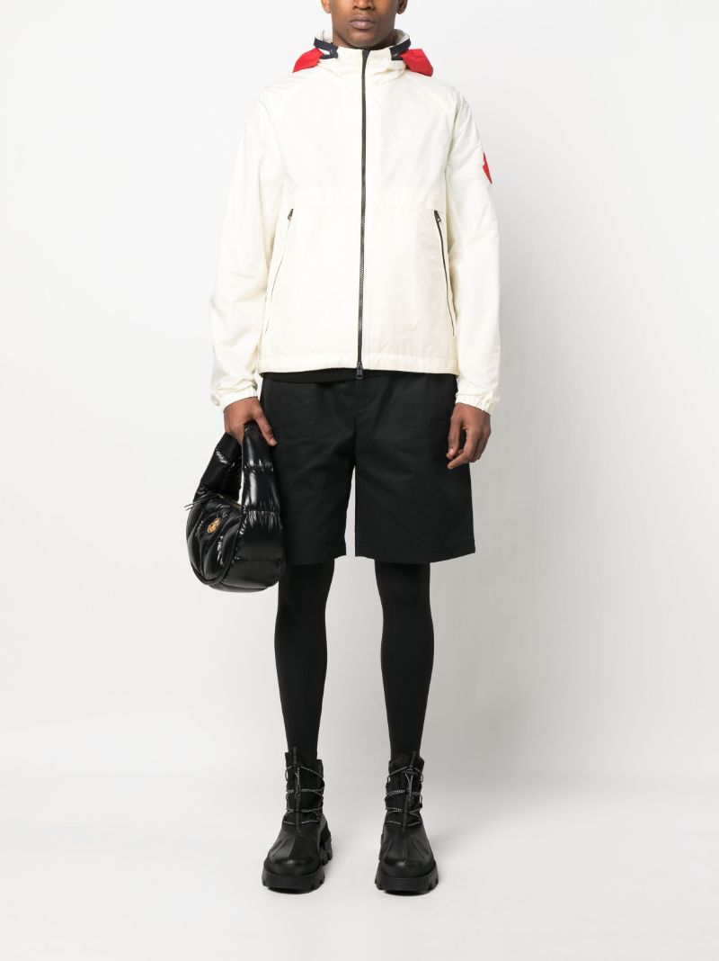 White Octano Logo Patch Lightweight Jacket